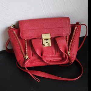 3.1 Phillip Lim Red Pashli satchel bag